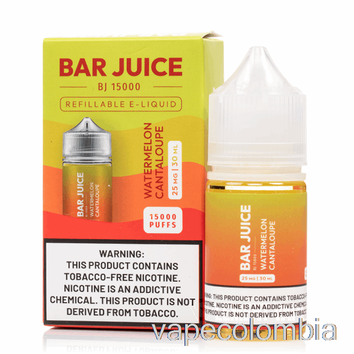 Vape Recargable Melón Sandía - Jugo En Barra - 30ml 25mg